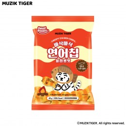 무직타이거 바삭바삭 연어칩 불짬뽕맛 40g